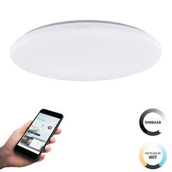 EGLO connect.z Totari-Z Smart Plafondlamp - Ø 53 cm - Wit - Instelbaar wit licht - Dimbaar - Zigbee