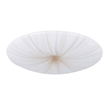 EGLO Nieves 1 Wandlamp/Plafondlamp - LED - Ø 41 cm - /Wit/Goud