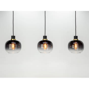 EGLO Oilella Hanglamp - E27 - 95 cm - Zwart/Geelkoper