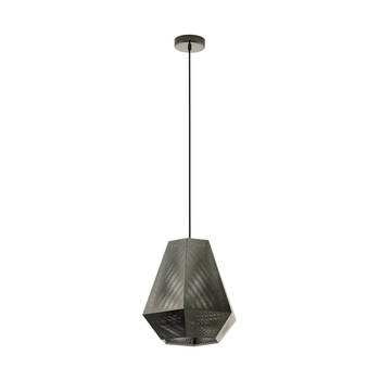 EGLO Chiavica Hanglamp - E27 - Staal - Zwart