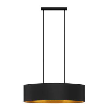 EGLO Zaragoza Hanglamp - E27 - 78 cm - Zwart/Goud