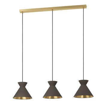 EGLO Nastasia Hanglamp - E27 - 100 cm - Zwart/Cappuccino