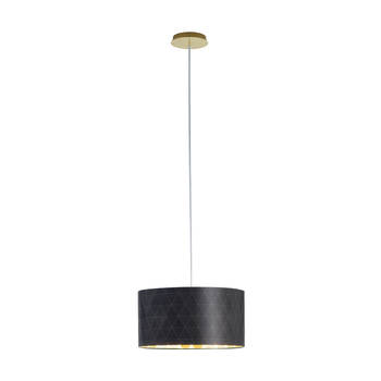 EGLO design Dolorita - Hanglamp - Ø50cm - Messing - Zwart, Goud