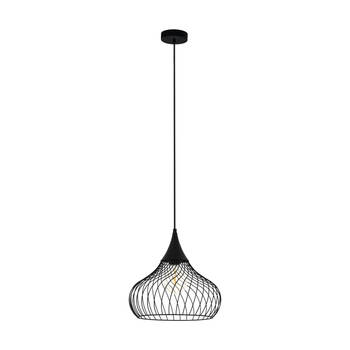 EGLO Staverton - Hanglamp - E27 - Ø 36,5 cm - Zwart