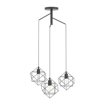 EGLO Straiton - Hanglamp - E27 - Ø 64,5 cm - Zwart