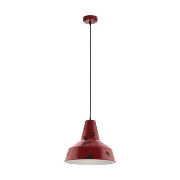 EGLO Vintage Somerton - Hanglamp - 1 Lichts - Rood
