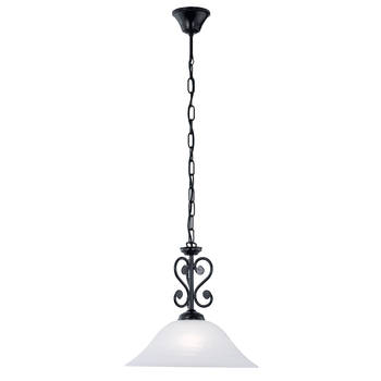 EGLO Murcia - Hanglamp - 1 Lichts - Ø380mm. - Zwart - Wit