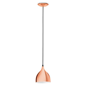 EGLO Coretto - Hanglamp - 1 Lichts - Ø170mm. - Koperkleurig