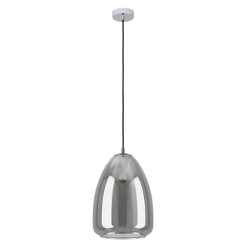 EGLO Alobrase Hanglamp - 1 lichts - Ø30 cm - E27 - Chroom