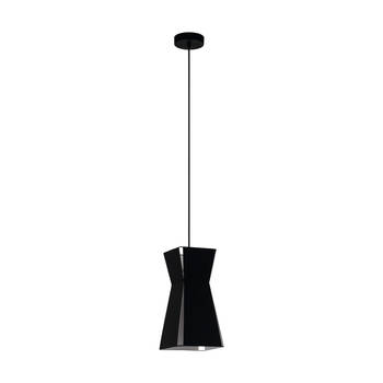 EGLO Valecrosia Hanglamp - E27 - 18 cm - Zwart, Wit