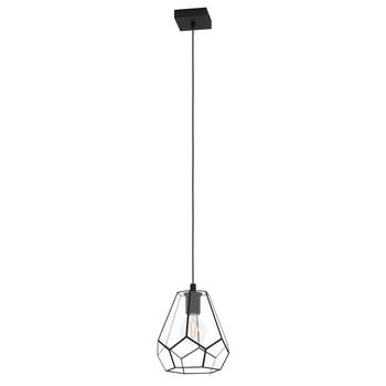 EGLO Mardyke Hanglamp - E27 - Ø 23 cm - Zwart