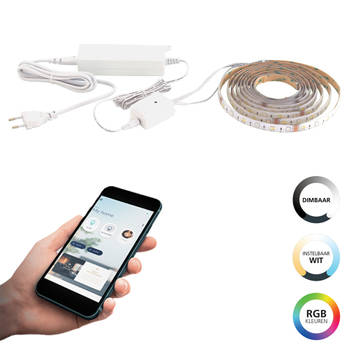 EGLO connect.z  Smart LED Strip - 800 cm - Wit - RGB - Dimbaar 