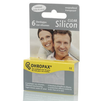 Ohropax - Clear Siliconen Oordoppen - 3 paar