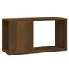 vidaXL Tv-meubel 60x24x32 cm bewerkt hout bruin eikenkleur