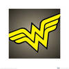 Kunstdruk DC Comics Wonder Woman Symbol 40x40cm