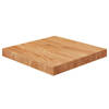 vidaXL Tafelblad vierkant 40x40x4 cm massief eikenhout lichtbruin