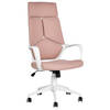 Beliani DELIGHT - Bureaustoel-Wit-Polyester