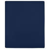 vidaXL Hoeslakens 2 st jersey 160x200 cm katoen marineblauw