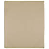 vidaXL Hoeslakens jersey 2 st 140x200 cm katoen taupe