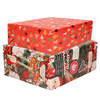 6x Rollen Kerst inpakpapier/cadeaupapier mixprint 250 x 70 cm - Cadeaupapier
