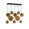 Light & Living - Hanglamp MAYSON - 120x60x110cm - Bruin