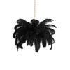 Light & Living - Hanglamp Feather - 80x80x80 - Zwart