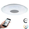 EGLO connect.z Lanciano-Z Smart Plafondlamp - Ø 56 cm - Wit/Grijs - Instelbaar wit licht - Dimbaar - Zigbee
