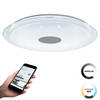 EGLO connect.z Lanciano-Z Smart Plafondlamp - Ø 77 cm - Wit/Grijs - Instelbaar wit licht - Dimbaar - Zigbee