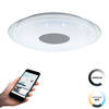 EGLO connect.z Lanciano-Z Smart Plafondlamp - Ø 45 cm - Wit/Grijs - Instelbaar wit licht - Dimbaar - Zigbee