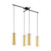 EGLO Pinto Gold Hanglamp - E27 - 90,5 cm - Zwart/Goud