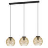 EGLO Venezuela Hanglamp - E27 - 93,5 cm - Goud/Zwart