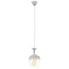 EGLO Vintage - Hanglamp - 1 Lichts - Patina Wit - Helder Glas