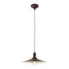 EGLO Stockbury - Hanglamp - 1 Lichts - Ø360mm. - Antiek Bruin, Beige