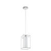 EGLO Loncino 1 - Hanglamp - 1 Lichts - Chroom - Helder, Wit