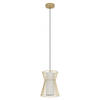 EGLO Maseta Hanglamp - E27 - Ø 22,5 cm - Goud/Wit