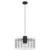 EGLO Milligan Hanglamp - E27 - industrieel - Ø 48 cm - Zwart/Wit