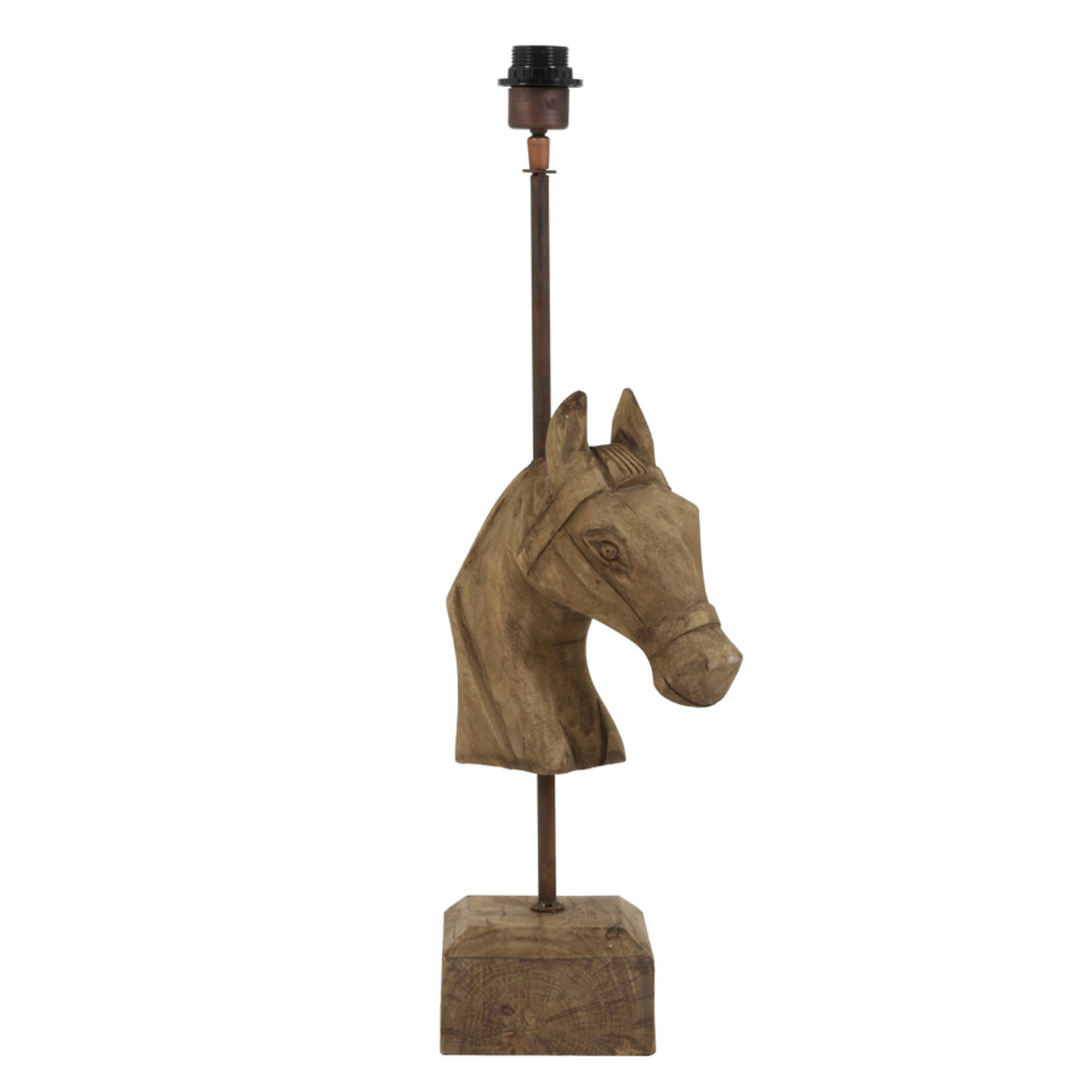 Light & Living Lampvoet HORSE hout weather barn