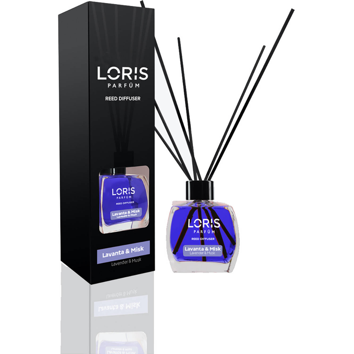 Loris Parfum Geurstokjes Huisgeur Huisparfum Lavender & Musk 120ml