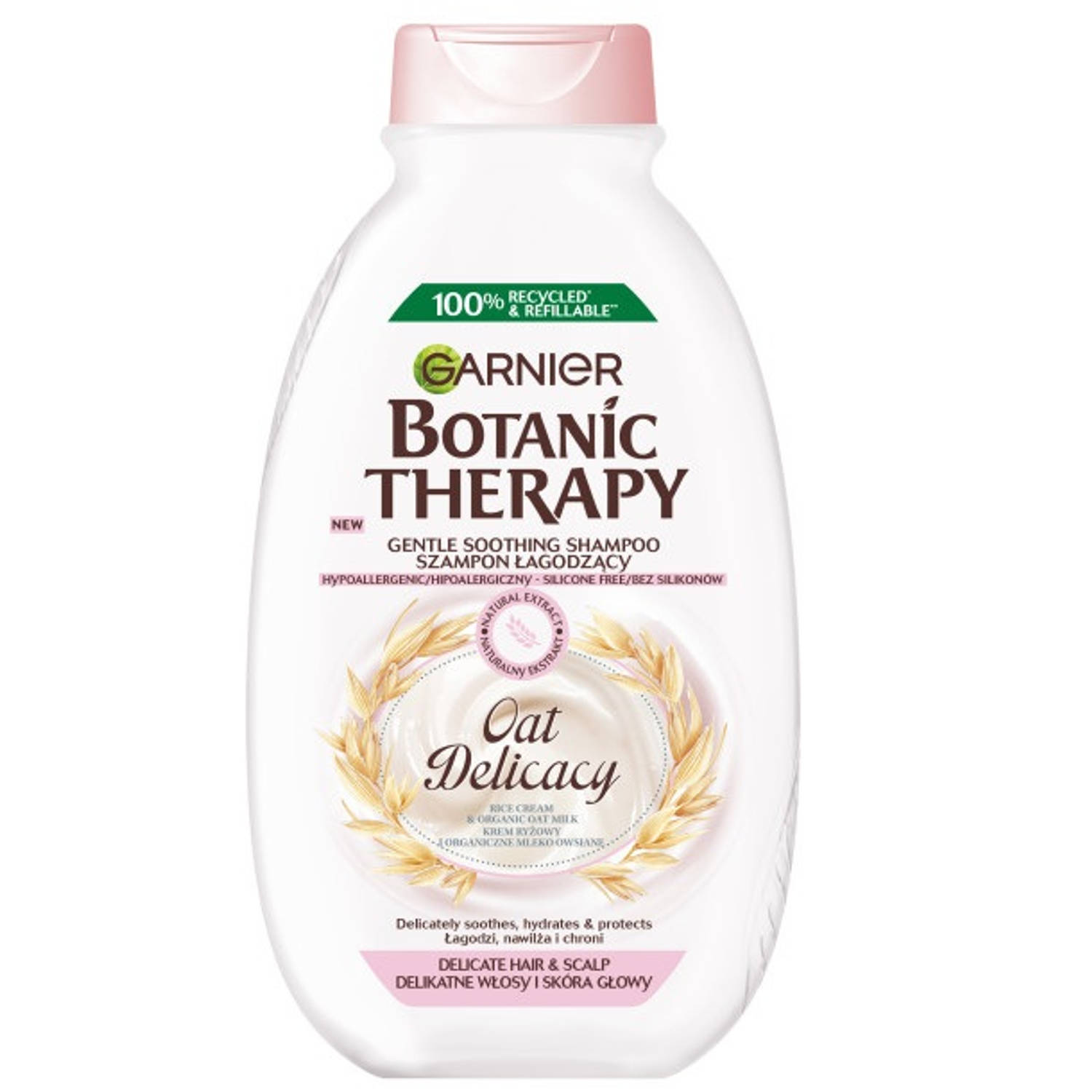 Botanic Therapy Oat Delicacy verzachtende shampoo voor fijn haar en hoofdhuid 400ml