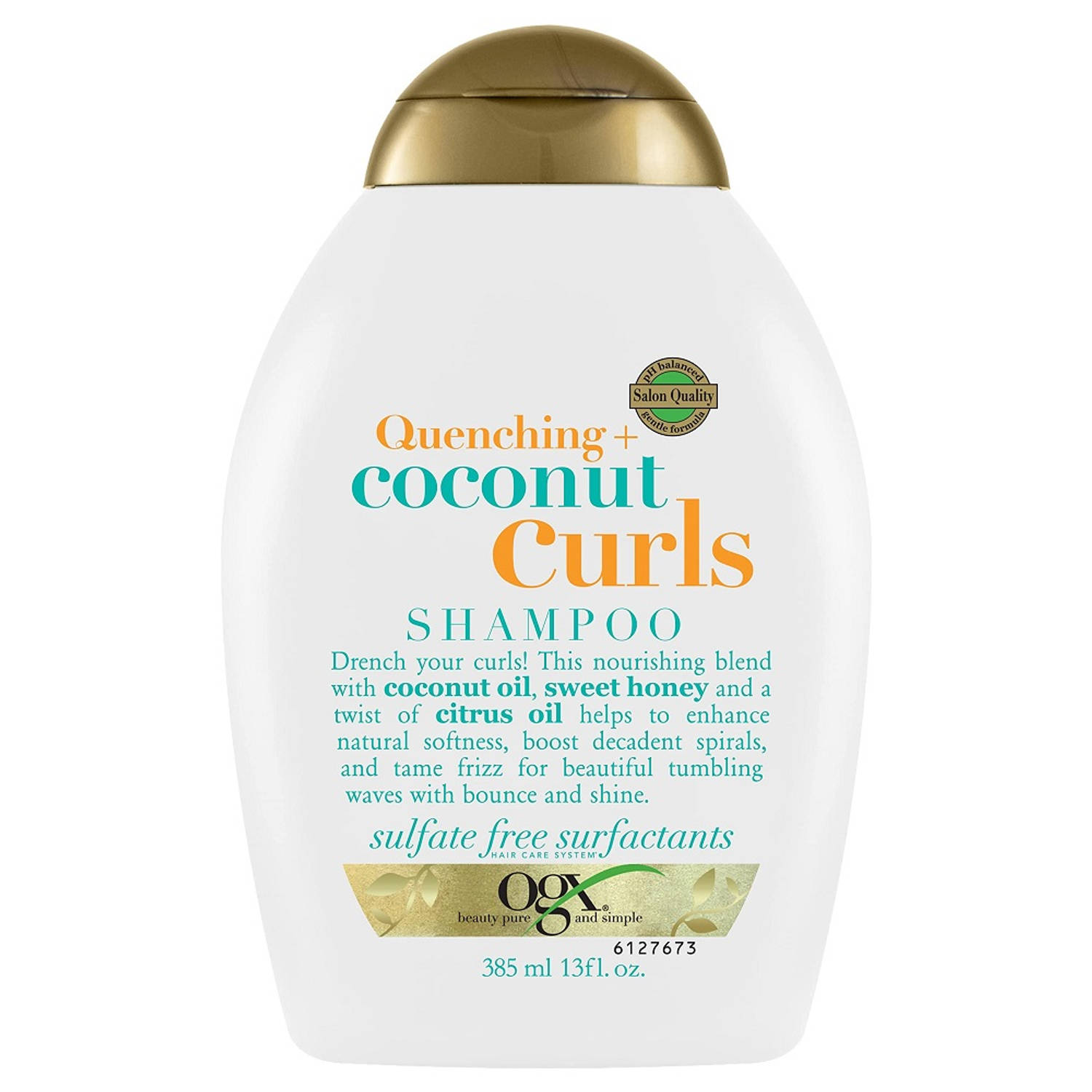 Quenching + Coconut Curls Shampoo voor krullend haar 385ml