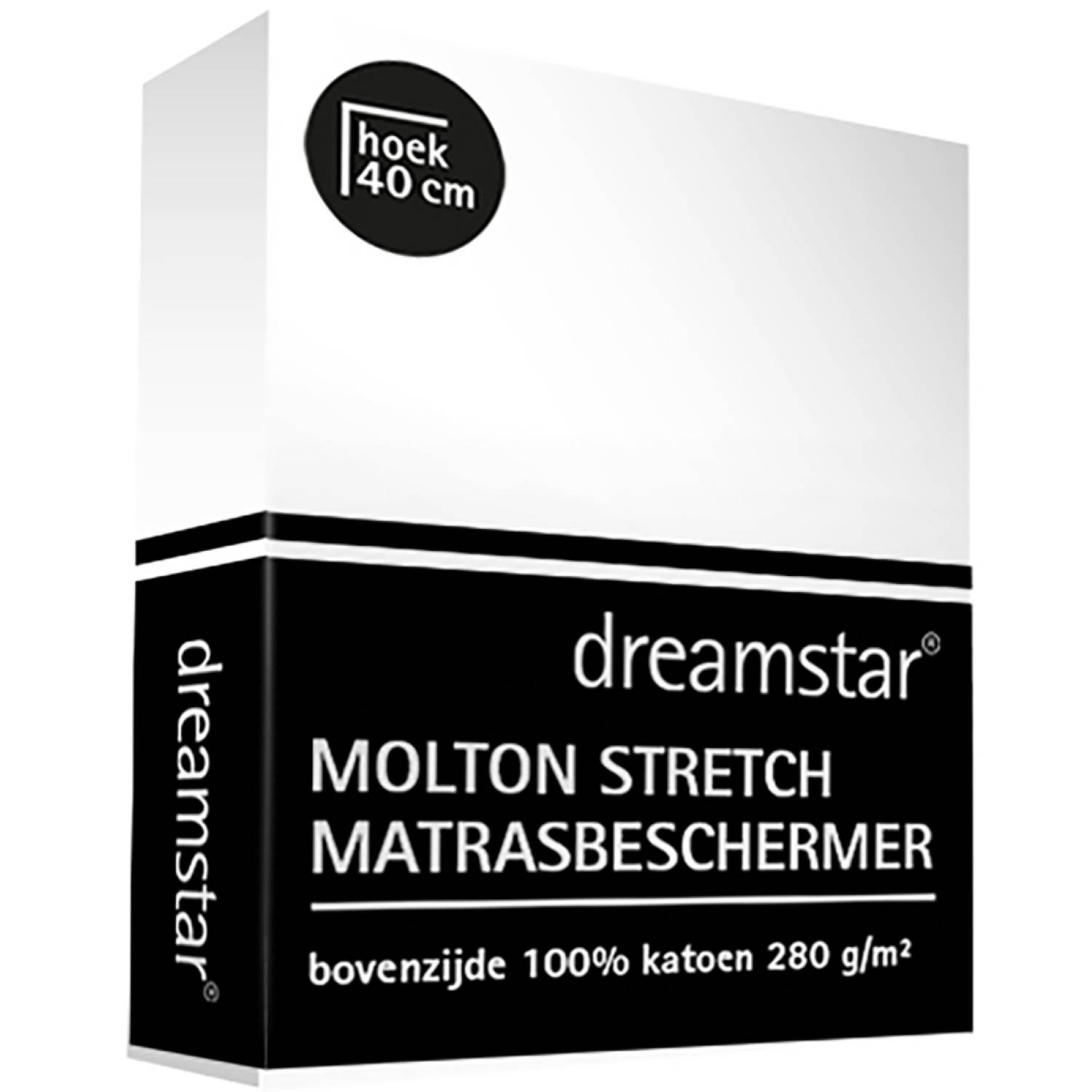Dreamstar Molton Stretch Matrasbeschermer de Luxe 120 x 200 - 140 x 220 cm