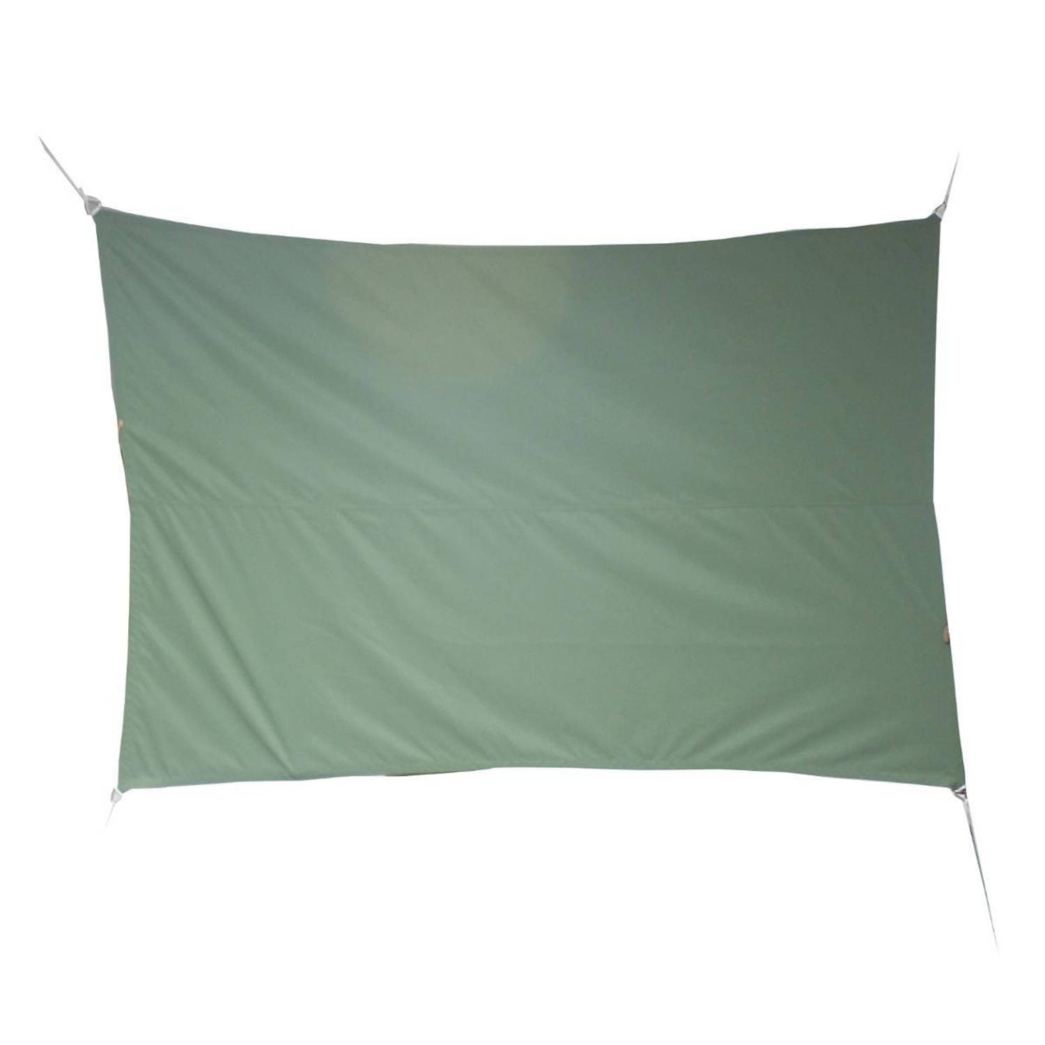 Premium Kwaliteit Schaduwdoek-zonnescherm Shae Rechthoekig Groen 2 X 3 Meter Schaduwdoeken