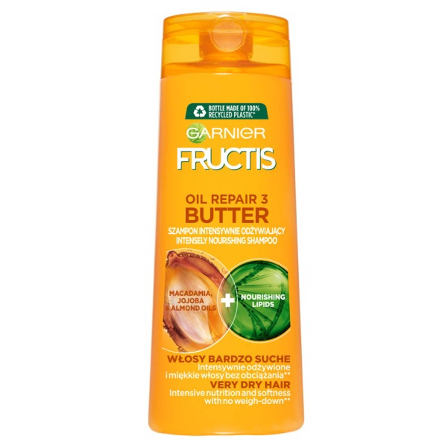 Fructis Oil Repair 3 Butter versterkende shampoo voor zeer droog en beschadigd haar 400 ml