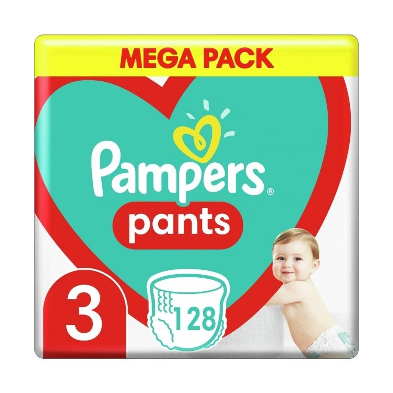 Pampers Baby Dry Pants Maat 3 Mega Pack 128 Luierbroekjes