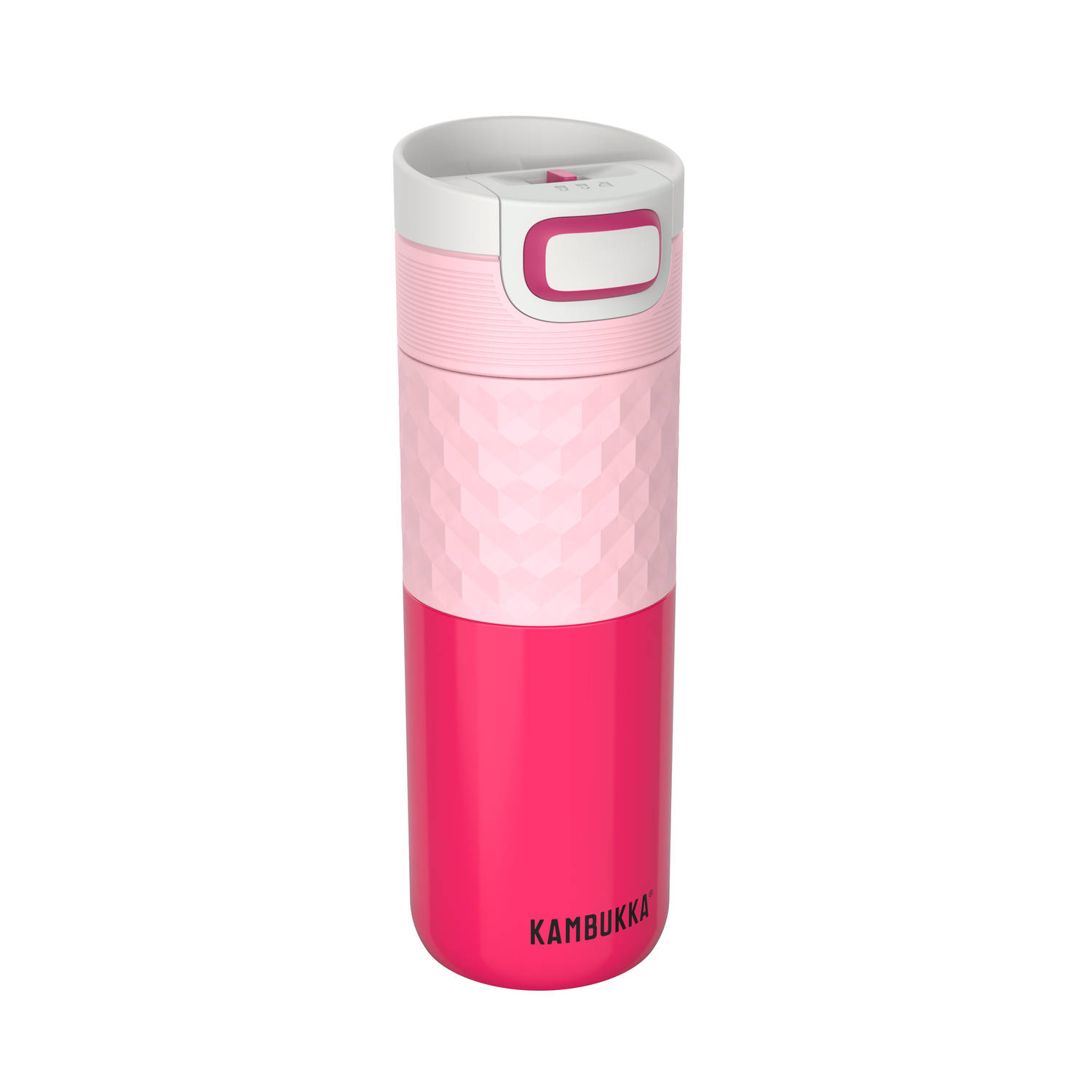 Thermosbeker-koffiebeker 500 Ml Lekvrij 9 Uur Warm Kambukka Thermosfles Etna Grip Diva Pink