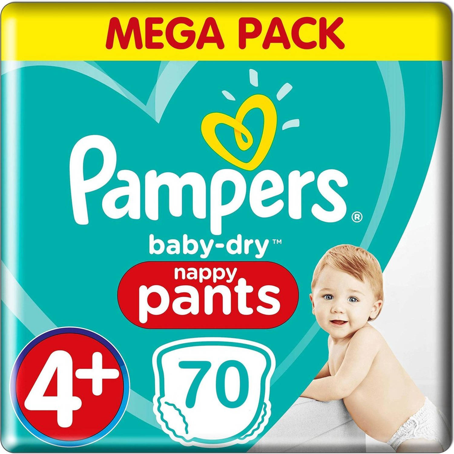 Pampers Baby Dry Pants Maat 4+ - 70 Luierbroekjes