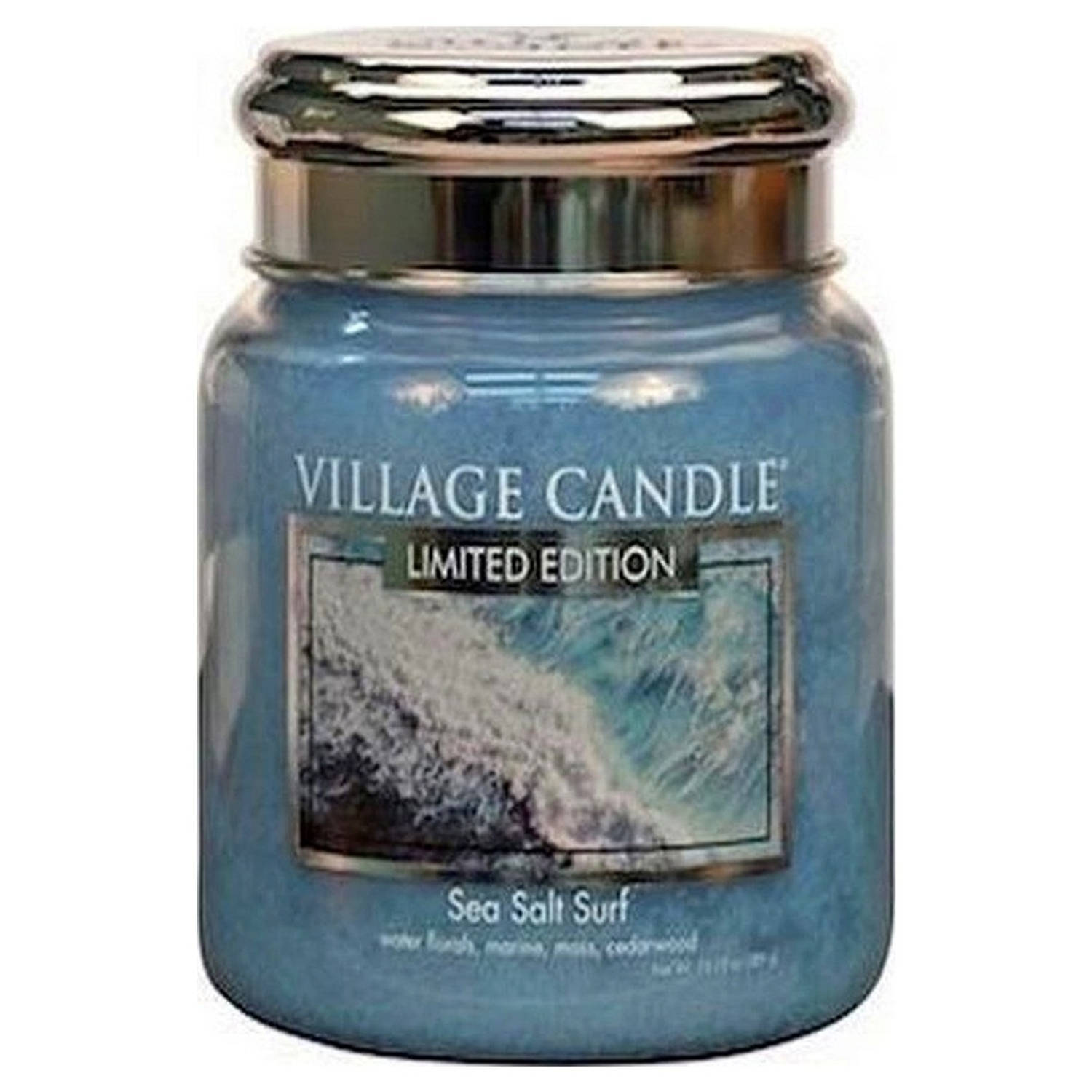 Village Candle Sea Salt Surf Medium Candle 105 Branduren