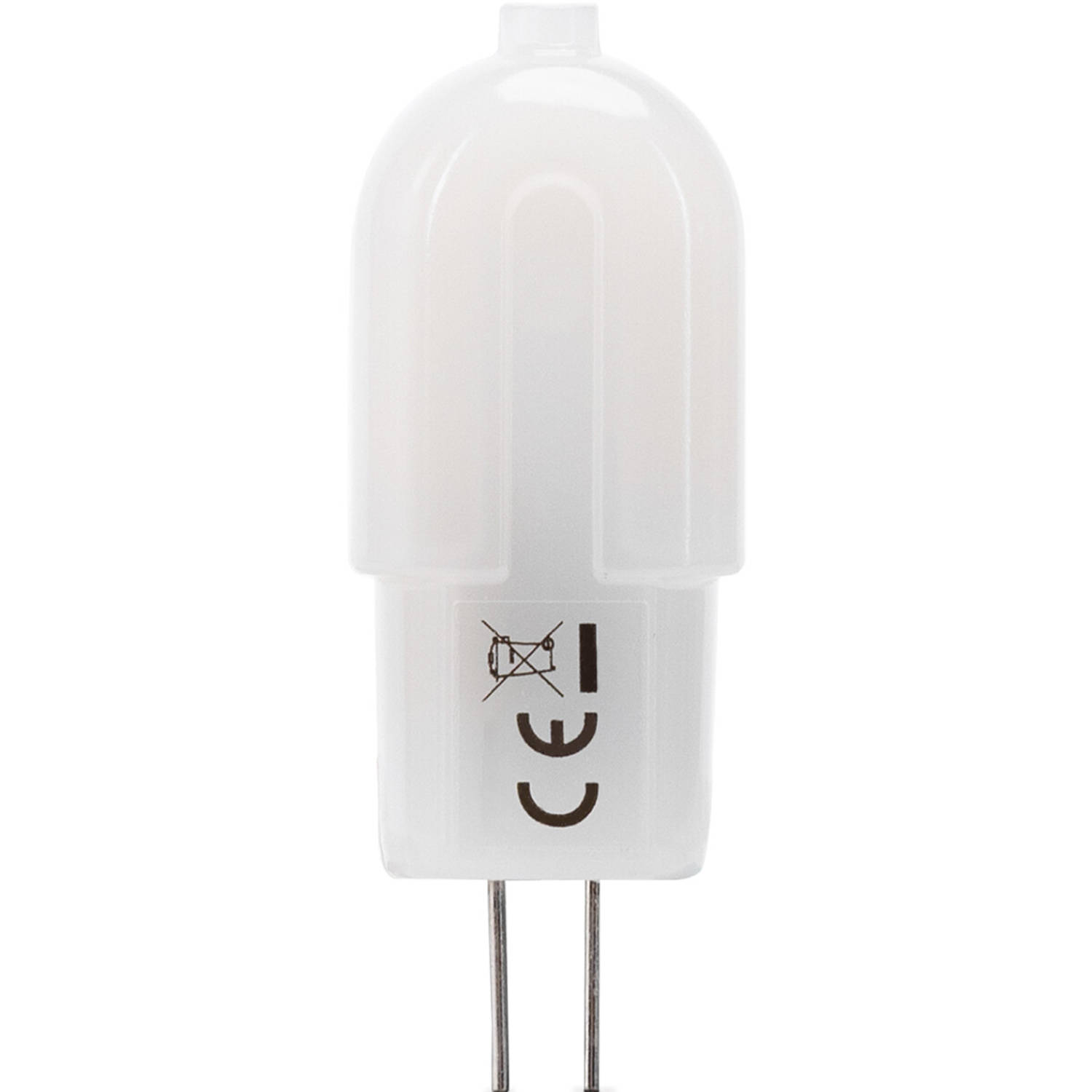 LED Lamp - Velvalux - G4 Fitting - Dimbaar - 2W - Warm Wit 3000K - Melkwit - 12V Steeklamp Vervangt 20W