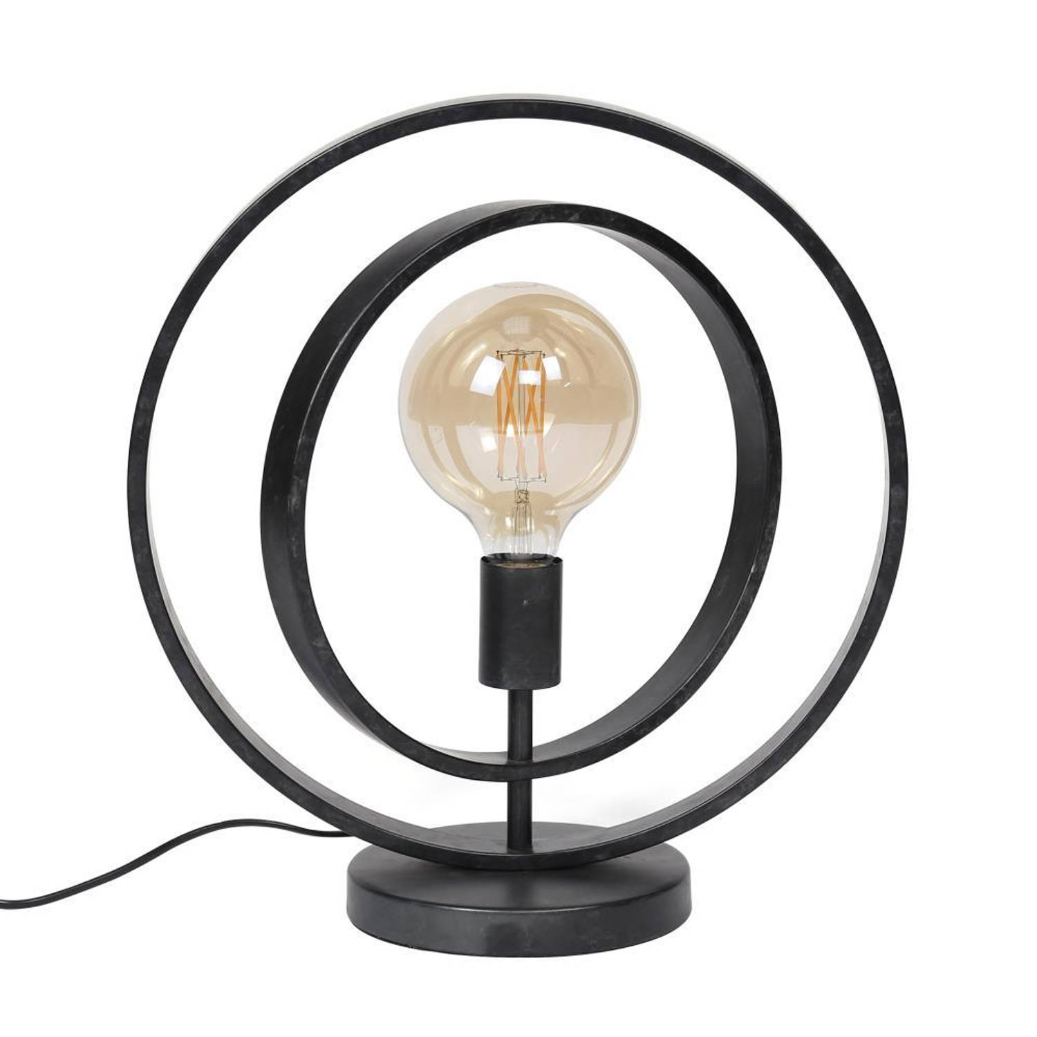 Giga Meubel Gm Tafellamp 1-lichts - Metaal - Rond - Lamp Turn Around