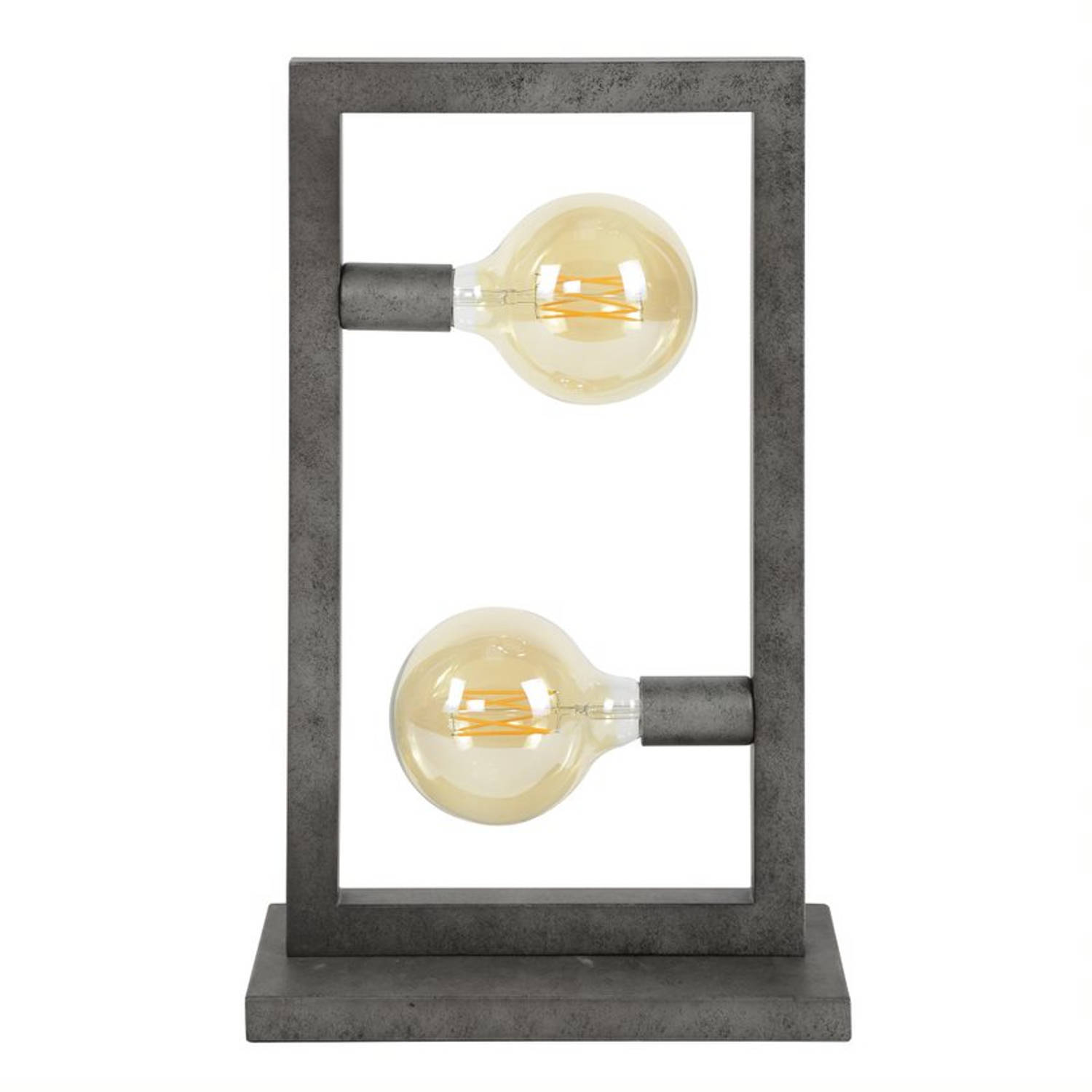 Giga Meubel Gm Tafellamp 2-lichts - Metaal - Rechthoek - Lamp Steps